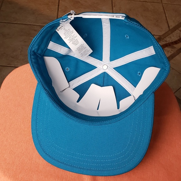 COACH FLAT BRIM HAT:NWT  SIGNATURE TWIST (C2451) TEAL - Picture 11 of 15